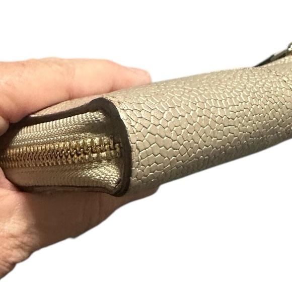 Coach Gold Textured Wallet - Picture 9 of 15